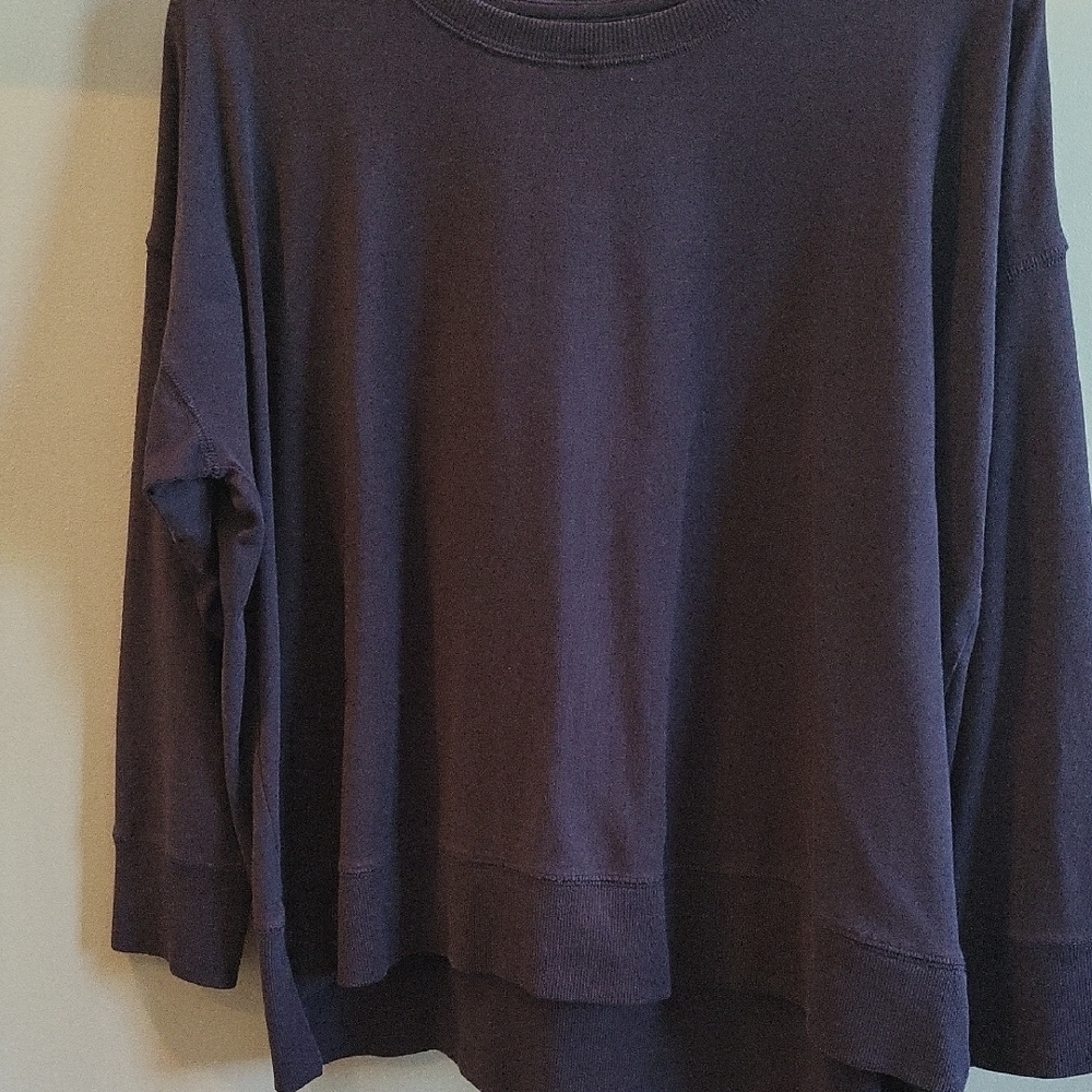 Eileen Fisher Nocturne Pima Cotton Stretch Jersey Box Top